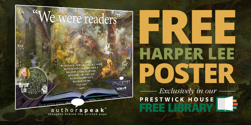Harper Lee AuthorSpeak Free Poster